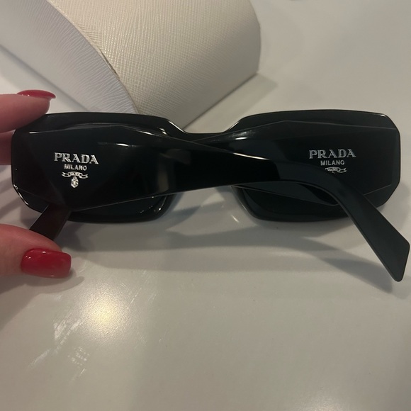Prada Symbole Black Sunglasses - Picture 7 of 9